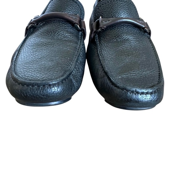 Salvatore Ferragamo Horsebit Loafers Black Driver Shoes Mens main image 12